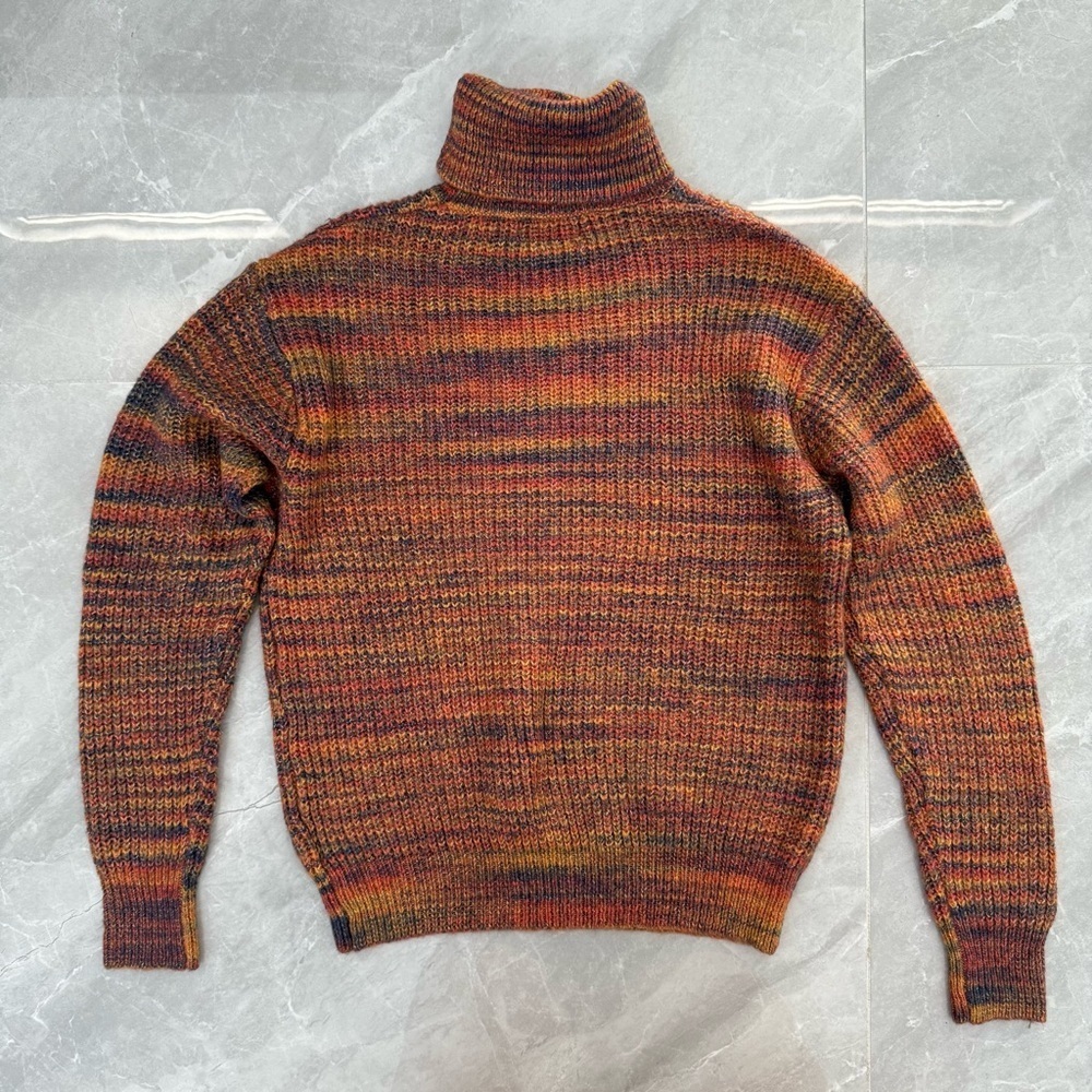 Women’s Urban Outfitters Space-Dyed Colorful Knit Turtleneck Sweater Size XS - Picture 11 of 16
